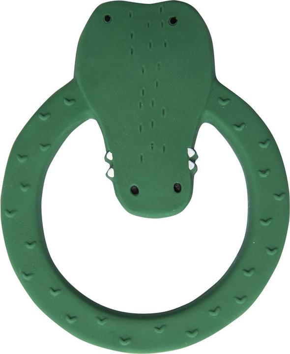 Trixie Baby Beissring aus Naturkautschuk, rund Mr. Crocodile