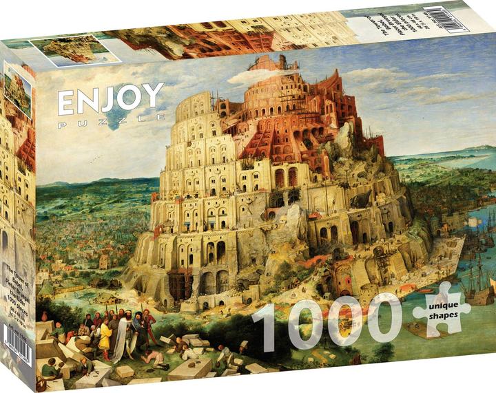 Produktbild Enjoy Puzzle ENJOY-1146 - Pieter Bruegel: Der Turmbau zu Babel, Puzzle, 1000 Teile (1000 Teile)