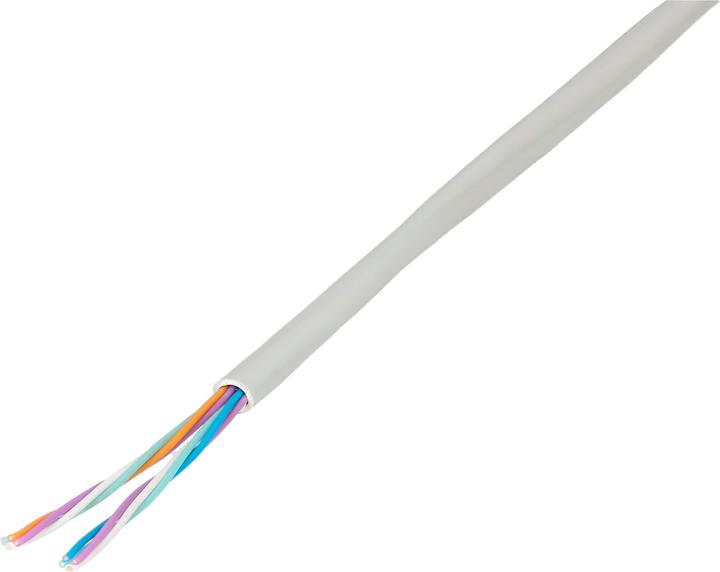 Image du produit Max Hauri Câble de téléphone U72 2x4x0,5mm2, gris, L=20m