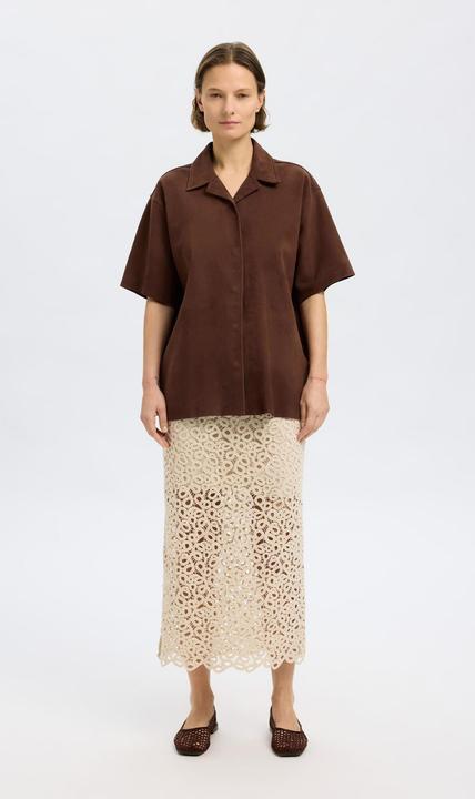 Immagine prodotto Selected Femme 100% Wildleder Kurzarmhemd (40)