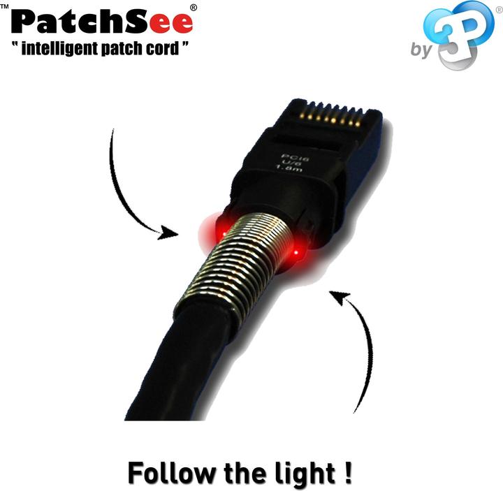 Produktbild PatchSee Netzwerkkabel (S/UTP, CAT6a, 3.10 m)
