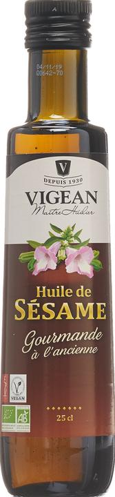 Image du produit Huilerie Vigean huile de sésame grille (250 ml)