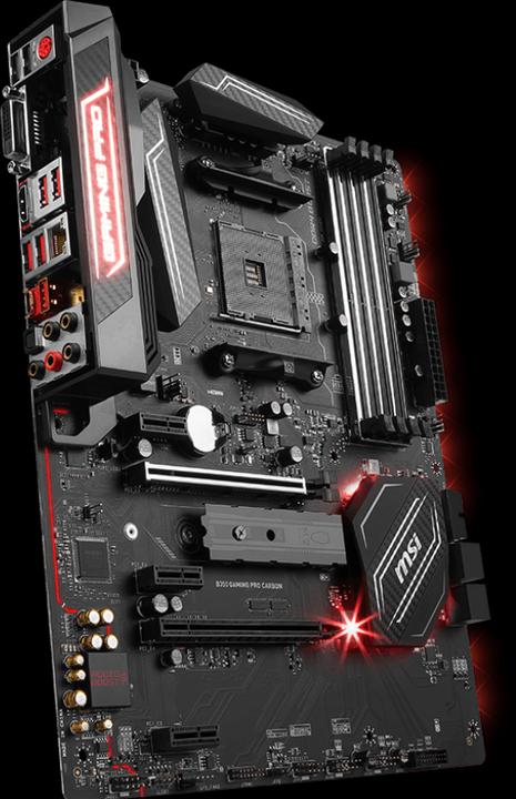 Produktbild MSI B350 Gaming Pro Carbon (AM4, AMD B350, ATX)