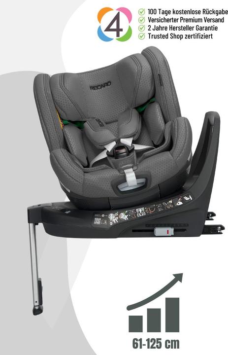 Actual product image RECARO Xenon 1 Kid Reboard Kindersitz (61-125 cm) (Booster seat, ECE R129/i-Size Standard)