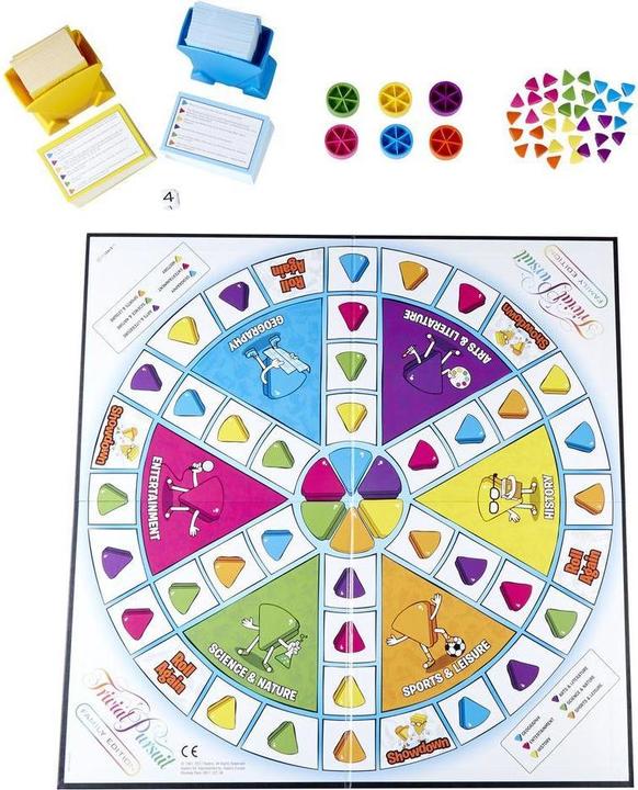 Produktbild Hasbro Gaming Trivial Pursuit Family Edition Brettspiel Trivia (Deutsch)