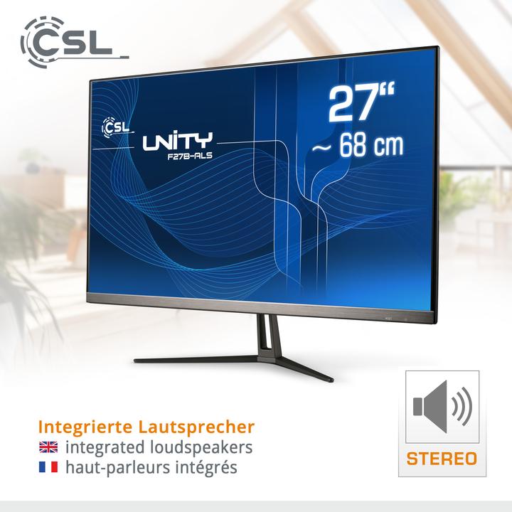 Produktbild CSL All-in-One-PC Unity F27B-ALS, QWERTZ Layout (DE) (16 GB, 1000 GB)