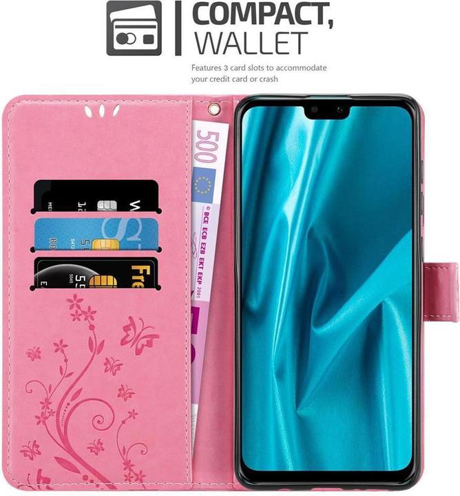 Image du produit Cadorabo Couverture du livre de fleurs (Huawei Y9 (2019))