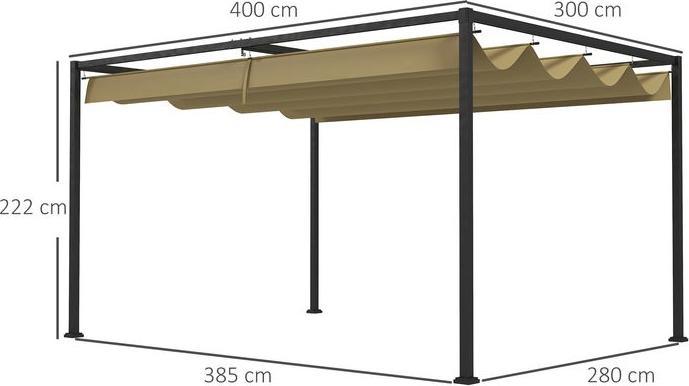 Produktbild Swisshandel24 Pergola (400 cm, 300 cm)