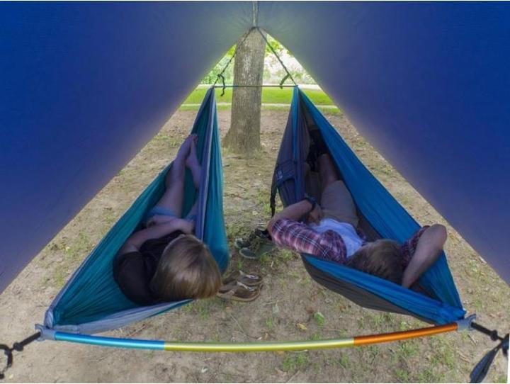 Actual product image Eno Two hammock fastening system FUSE, Retro Tri