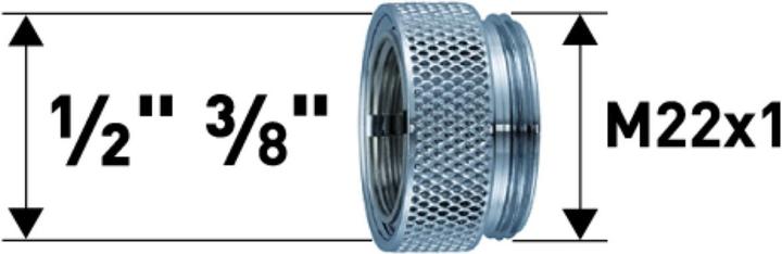 Actual product image Neoperl Reduction 1/2, 3/8 thread (Pipe reduction)