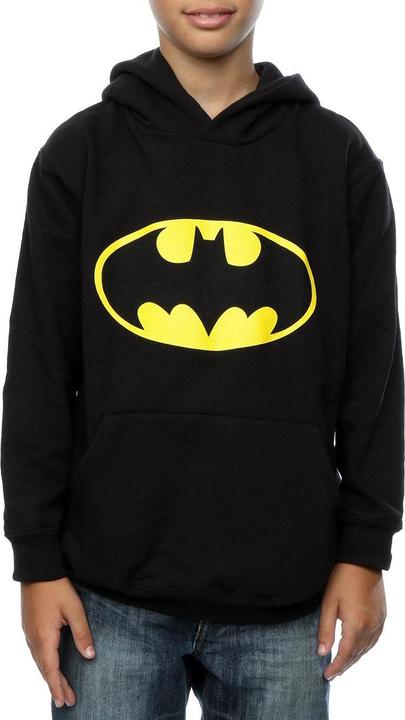 Immagine prodotto Batman Logo Felpa con Cappuccio Ragazzi (128)