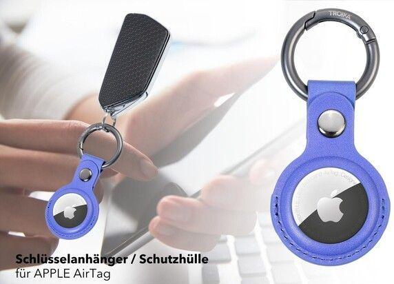 Produktbild Troika Schlüsselanhänger Airtag Cover Lila, Motiv: Rund
