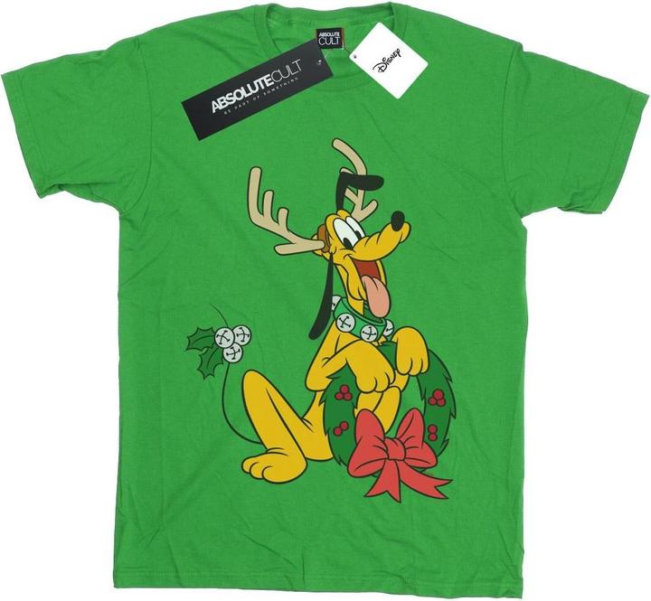 Disney Pluto Christmas Reindeer TShirt Jungen