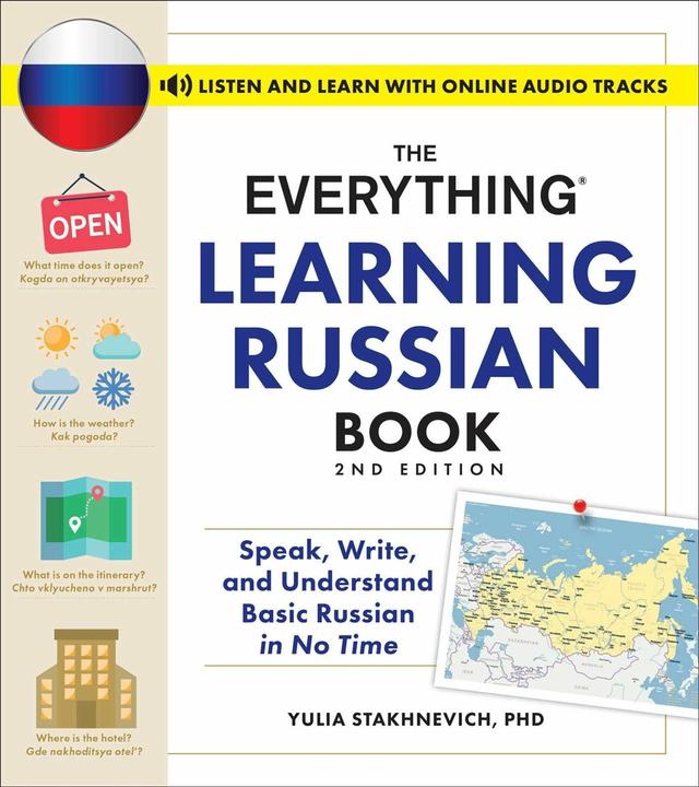 Produktbild The Everything Learning Russian Book, 2nd Edition (Englisch, Yulia Stakhnevich, 2024)