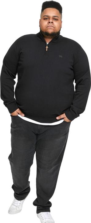 Immagine prodotto DUKE Giuseppe 1 D555 Felpa Kingsize Cerniera ad un quarto Uomo (3XL)