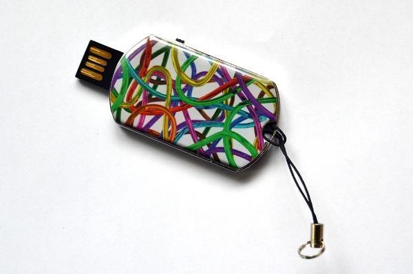 Image du produit Bodino Carte couleur avec clé USB 8 Go, Harmony in green (8 Go)