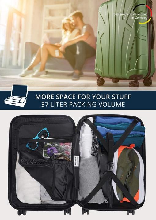 Produktbild Suitline Handgepäck Hartschalen-Koffer (34 l, Handgepäck (bis 50l))