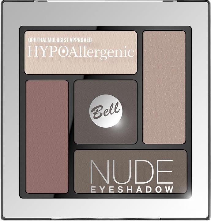Actual product image Bell Cosmetics HypoAllergenic Nude Eyeshadow hypoallergenic satin-cream eye shadows 01 5g (01)