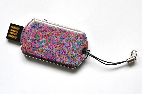 Image du produit Bodino Carte couleur avec clé USB 8 Go, Harmony in green (8 Go)