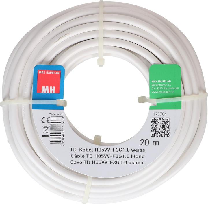 Image du produit Max Hauri Câble TD H05VV-F3G1.0 (20 m)