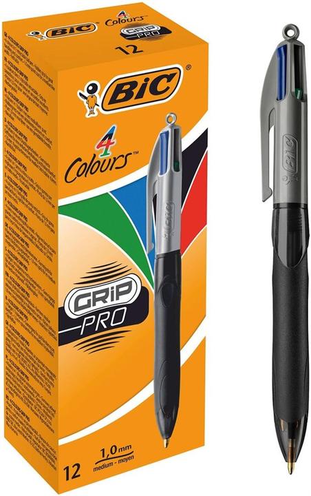 Actual product image Bic Grip Pro (Grey, Black, 4 x)