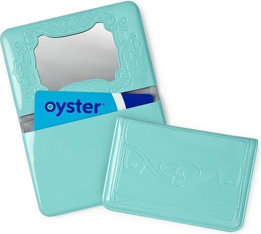 Mustard Shopperholic Travel Card Holder, türkis