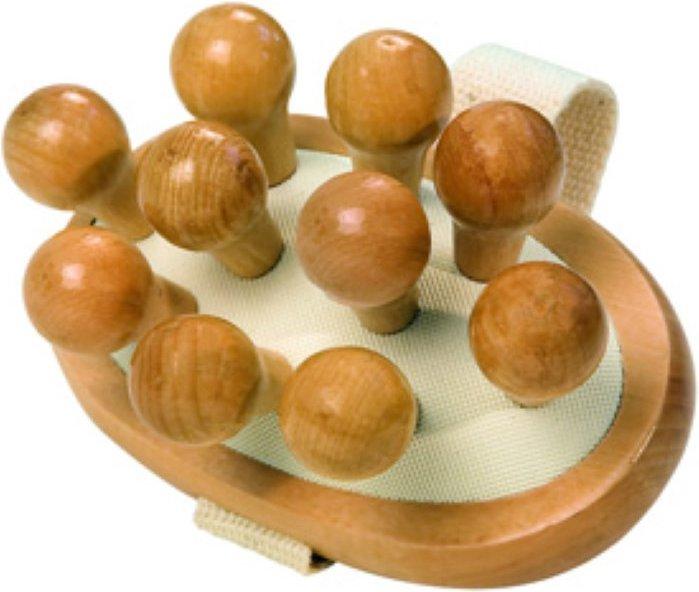 Actual product image Body Vital Cellulite hand brush with wooden knobs