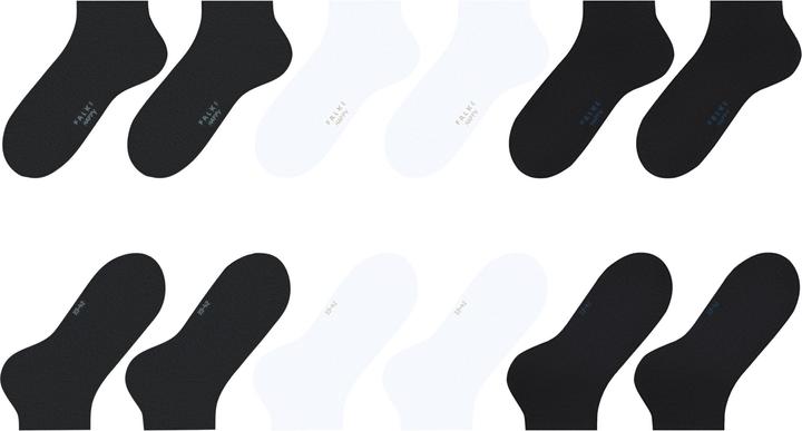 Falke Happy 6-Pack Herren Sneakersocken (confezione da 6, 43 - 46)