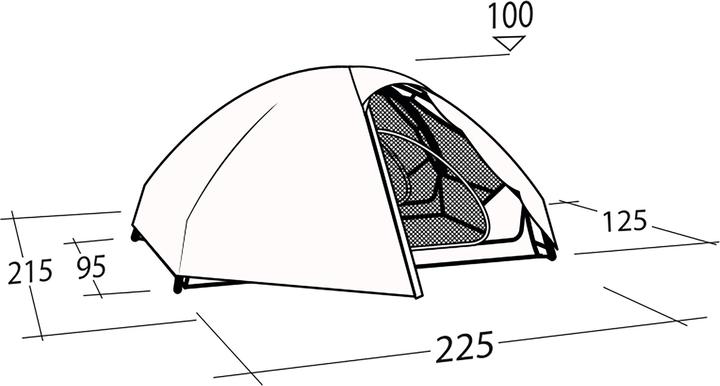 Produktbild Robens Seeker 2 Lw (Kuppelzelt, 1.70 kg, 2 Personen)