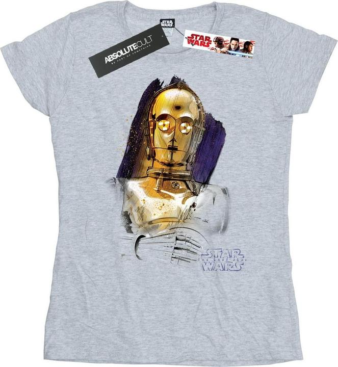 Star Wars The Last Jedi C3PO Brushed TShirt (S)