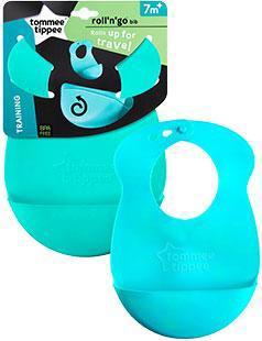 Immagine prodotto Tommee Tippee TOMMEE TIPPLE bavaglino in plastica Roll n Go 46351494 (7 mesi)