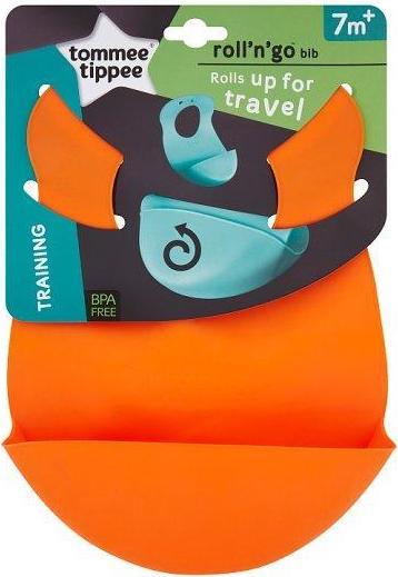 Immagine prodotto Tommee Tippee TOMMEE TIPPLE bavaglino in plastica Roll n Go 46351494 (7 mesi)