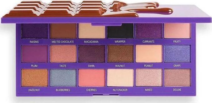 Actual product image Makeup Revolution I Heart Chocolate Fruit And Nut Eye Shadow Palette