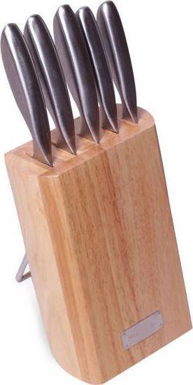 Actual product image Kamille Set of steel knives in the 5-element block KM-5133