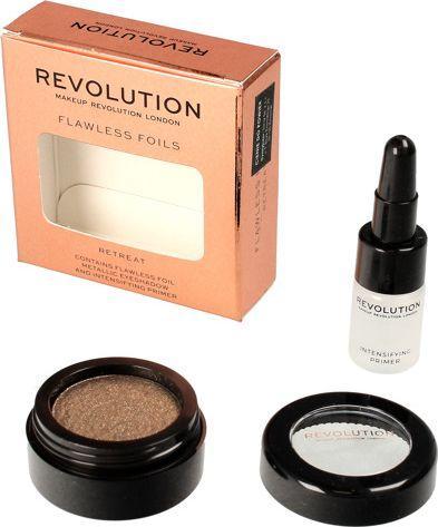 Produktbild Makeup Revolution Flawless Foils Metallic Eye Shadow + Retreat Base