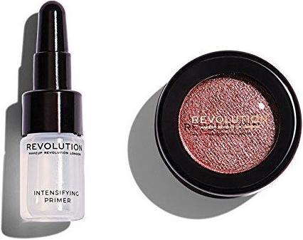 Makeup Revolution Flawless Foils Metallic Eye Shadow + Rose Gold Base