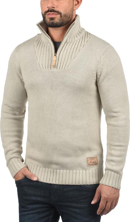Immagine prodotto Solid Petro Maglione In Maglia Grossa Pullover Maglieria Da Donna Con Collo AltoStampa (XXL)
