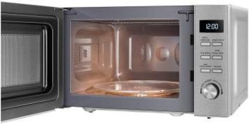 Actual product image Beko Microwave MGF20210X, 800W, 20L, Grill power 1000W, Stainless steel / Black color (20 l)