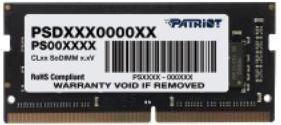 Image du produit Patriot NB MÉMOIRE 4GB PC21300 DDR4/PSD44G266681S (1 x 4GB, 2666 MHz, RAM DDR4, SO-DIMM)