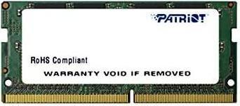 Image du produit Patriot NB MÉMOIRE 4GB PC21300 DDR4/PSD44G266681S (1 x 4GB, 2666 MHz, RAM DDR4, SO-DIMM)