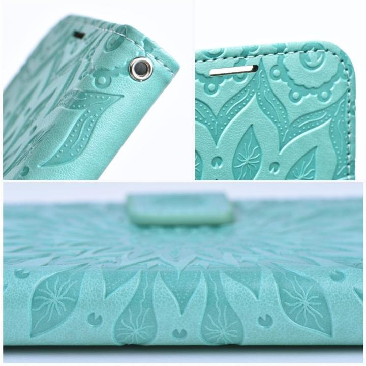 Image du produit Techonic Back panel cover OEM MEZZO Book case for XIAOMI Redmi Note 11 / 11S mandala green (Oppo A11s, Xiaomi Redmi Note 11)