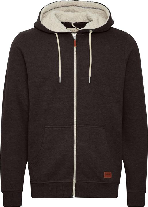 Actual product image Blend Hulker Teddy Men's Zip Up Sweater Zipper Jacket With Teddy Fleece With Hood With Teddy Fur Lin (S)