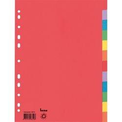 Productafbeelding Bene Mapindex volledig formaat blanco kleur gesorteerd 12-delig, 1 set