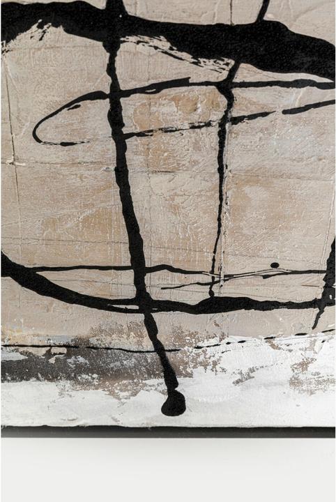 Image du produit Kare Design Tableau encadré Dust Gris 100x100cm (100 x 100 cm)