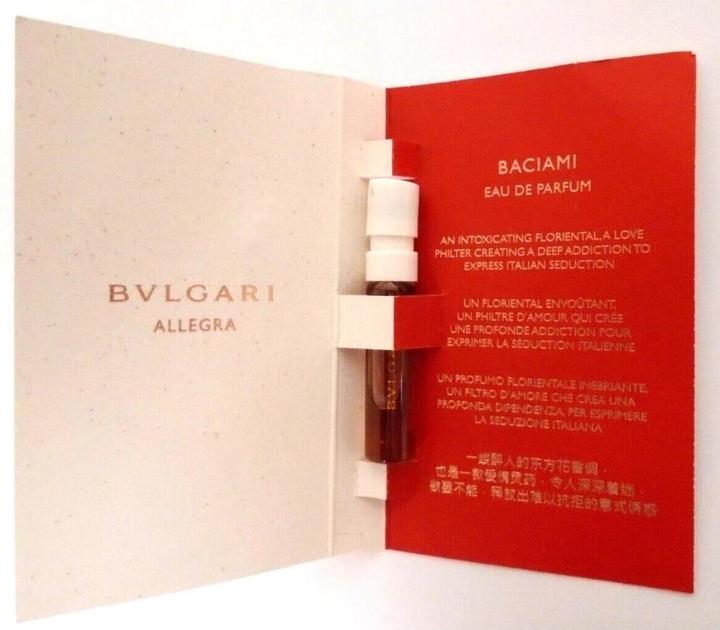 Immagine prodotto Bulgari Bvlgari Allegra Baciami Eau De Parfum 1.5ml - 0.05fl Oz Sample (Eau de parfum, 0.05 ml)
