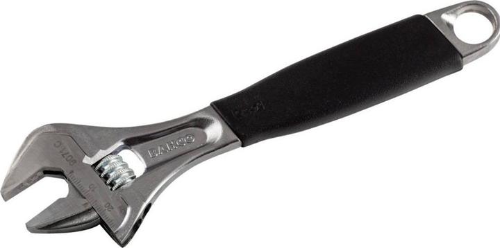 Actual product image Bahco 28 mm ERGO adjustable spanner, with rubberised handle and adjustable jaw (28 mm)