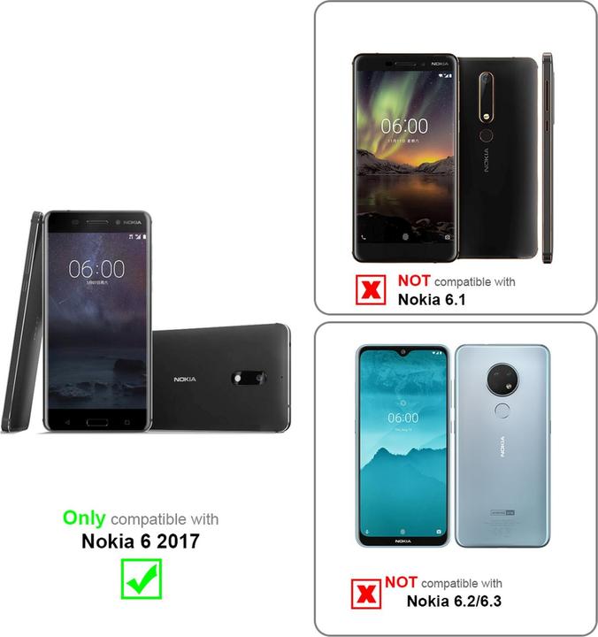 Image du produit Cadorabo Book avec fonction stand Cover (Nokia 6)