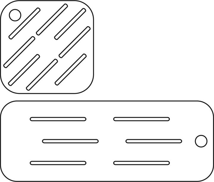Actual product image Diaqua Shower tray insert anti-slip strip 2 x 38 cm (2 x 38 cm)