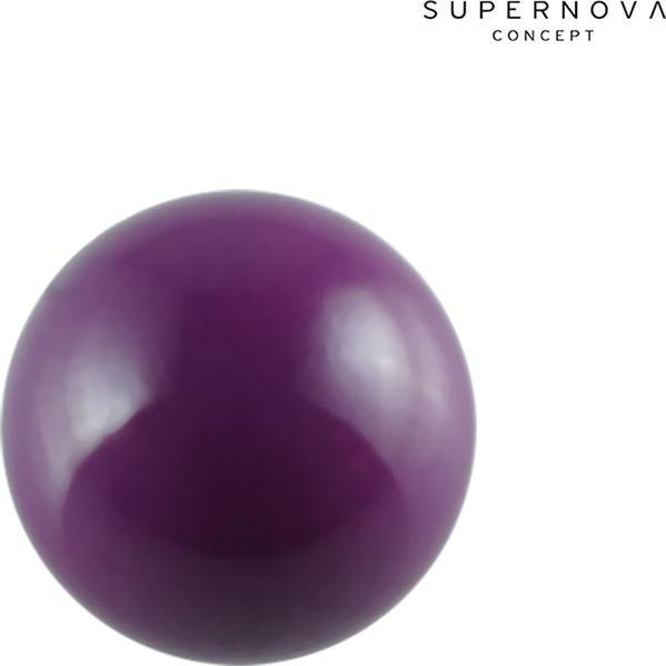 Star Piercing Micro Kugel pastellviolett (ohne Messing, Chirurgenstahl 316L)