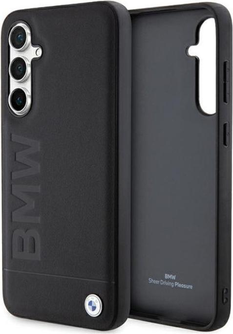 Image du produit BMW BMHCS23FESLLBK S23 FE S711 czarny/black Tampon à chaud en cuir (Samsung Galaxy S23 FE)